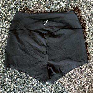 Black Gymshark training shorts